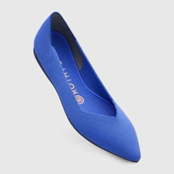 Rothy's Shoes - Rothy's Blue The Point Flat